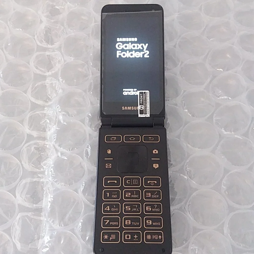 Samsung Galaxy Folder 2 SM-G1650 16GB 2GB RAM Dual SIM Flip Phone - Black